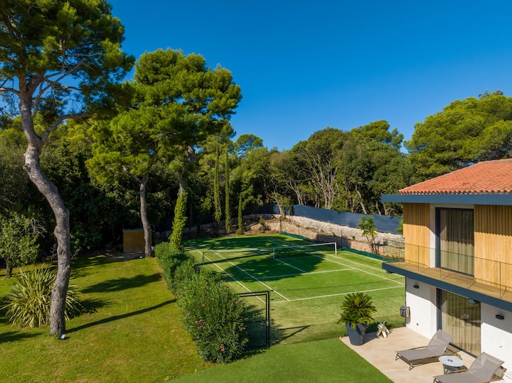 Villa Neuve - Piscine - Tennis - Vue Mer - Nice