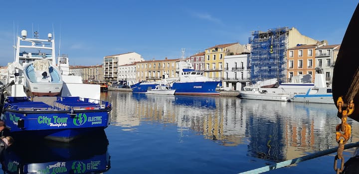"Cœur De Sète" - Beau, Lumineux, Calme, Climatisé - Sète