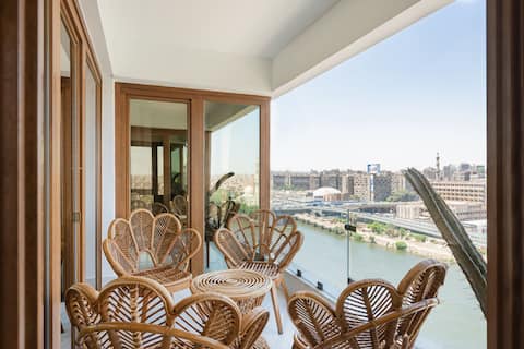 Brassbell l Zamalek l About Kolthoom 2BR Nile View