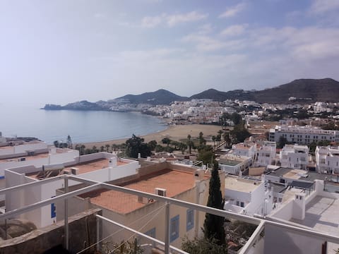 Duplex with panoramic ocean and town views