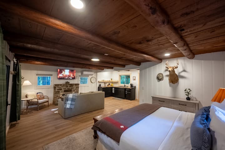 小木屋1的景观。 