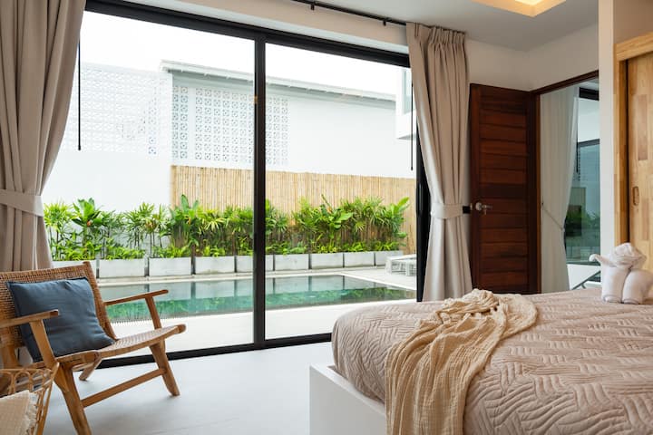 Master Suite 3 'The Garden Pavilion' at Villa Kung-Guu (this suite is next to the swimming pool)