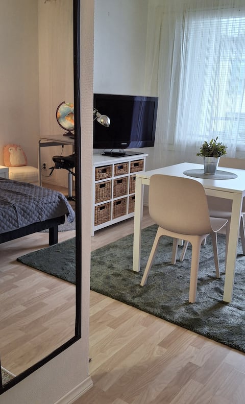 Cozy studio in the center next to Häme Castle