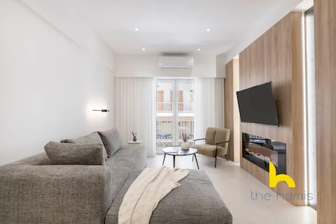 Bright & Roomy 2BR/2BA – Kallithea Family Stay