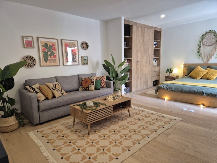 Cozy Loft - Roma: Rooftop Pool, Coworking & Gym - 멕시코시티