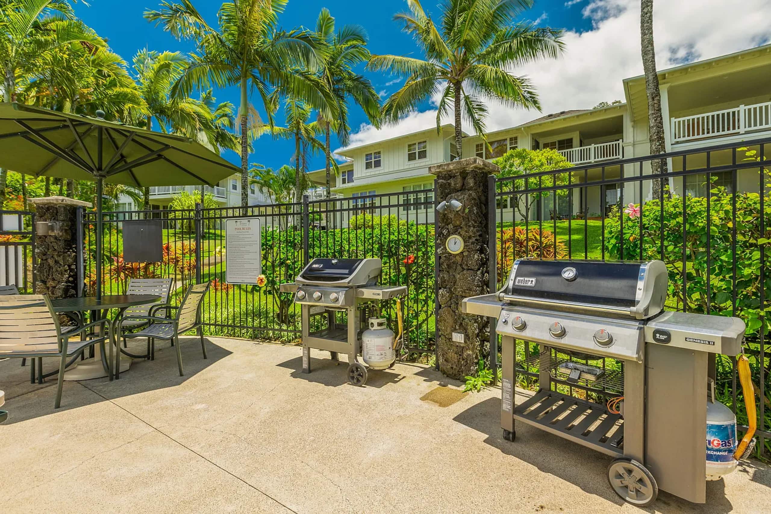 Tropical condo facing pool, lawn, & hot tub! - Image 45