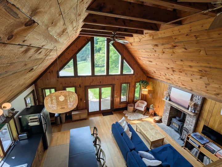 Cozy Catskills A-frame Hideaway - Margaretville, NY