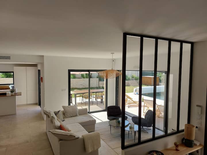 Villa Piscine & Vue, Clim, Calme, 6 Pers - Marseille