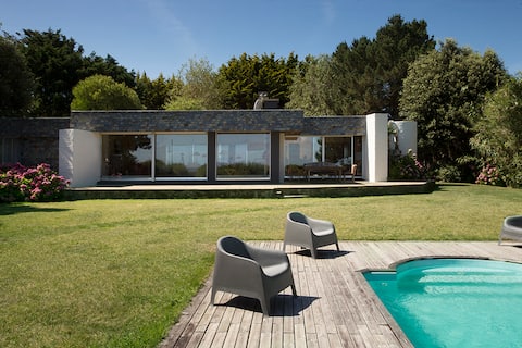 Architect-designed house by the sea