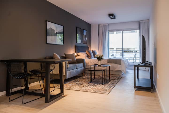 Квартира-студия в Villa Crespo с балконом