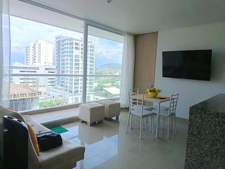 Apartment With Mountain View (Historic Center) - コロンビー サンタ・マルタ