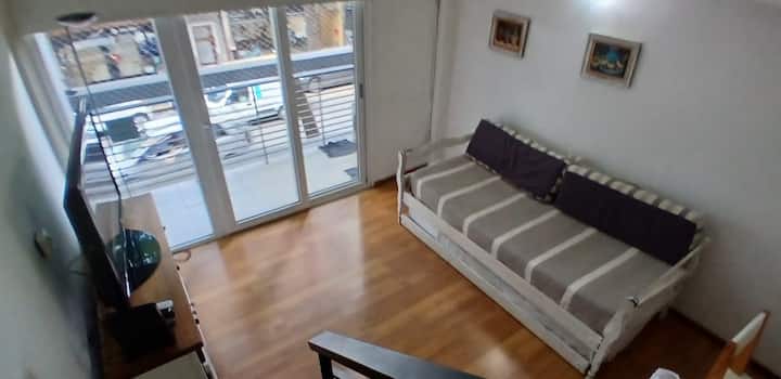 Loft de 1 dormitorio con cochera en Chacarita