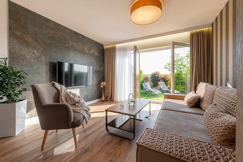 Top performing Airbnb: Peace and quiet with a garden: Genius Park 3D Gąski + sauna in Gmina Będzino