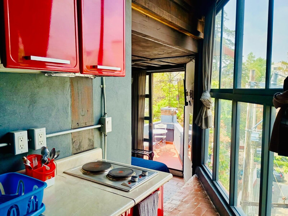 Propiedad de Airbnb exitosa: Tizapán 07 NEW 1BR/1BA en Jardines Del Pedregal