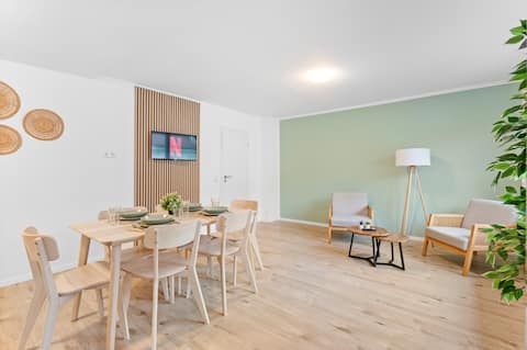 Spacious apartment for 6 people