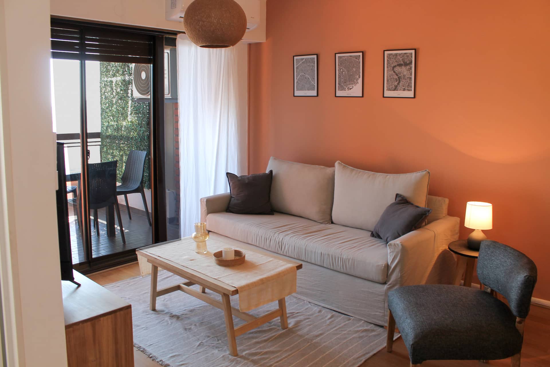 Two-bedroom apartment on the 23rd floor in Palermo