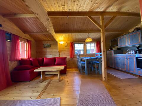 Popular Airbnb listing: Swedish wooden house on the lake near the Spreewald in Cottbus