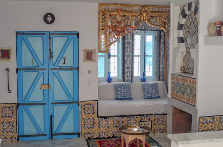 Cosy Sidi Bou-cheminée & Lumière - Sidi Bou Said