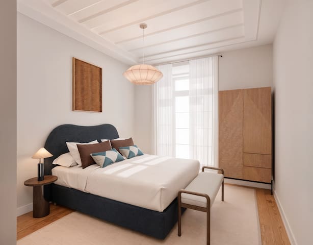 Bright & Stylish Alfama/2 bedrooms & 2 bathrooms
