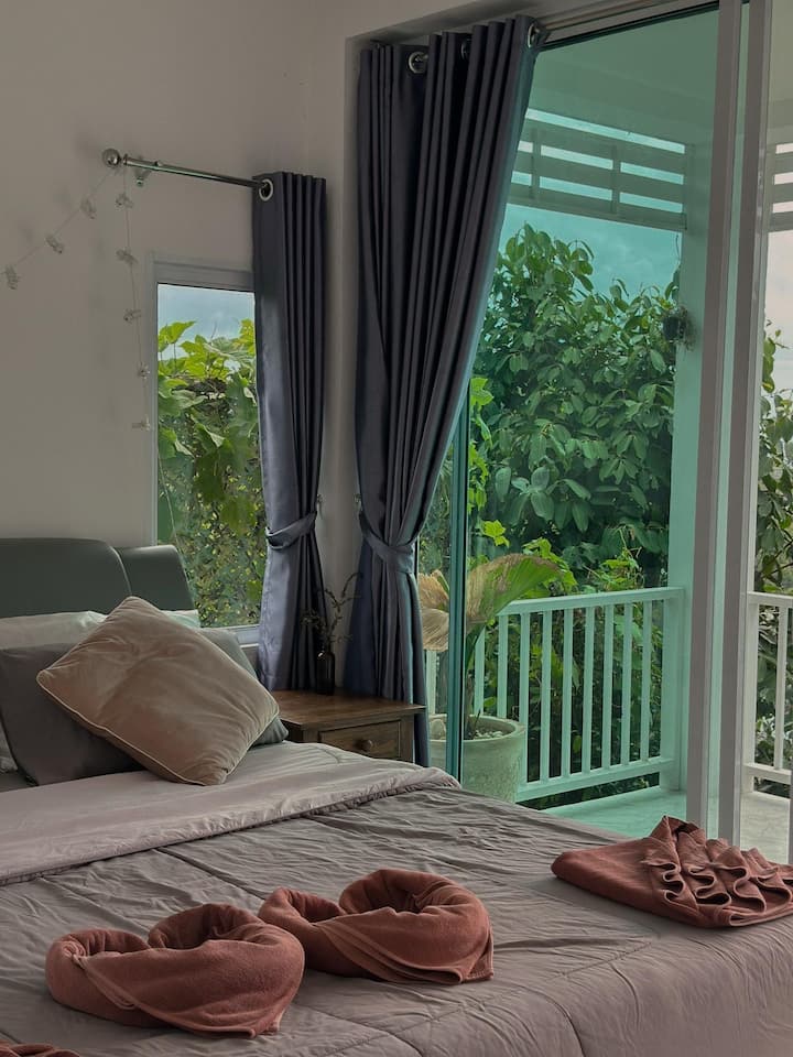 บ้านที่อยู่ท่ามกลางธรรมชาติ