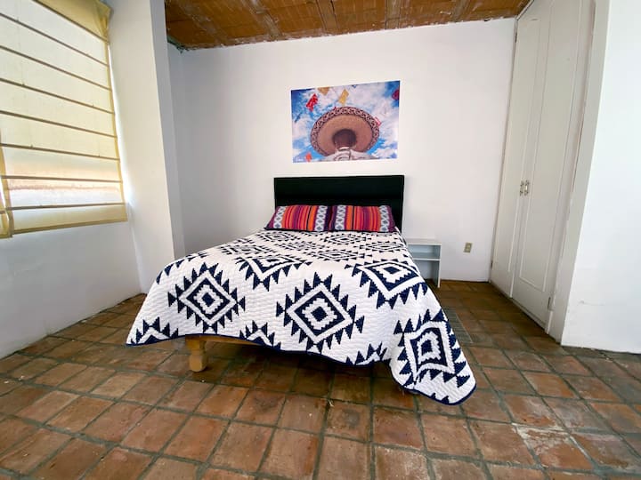 Chumba cha kulala 2, kitanda cha watu wawili.