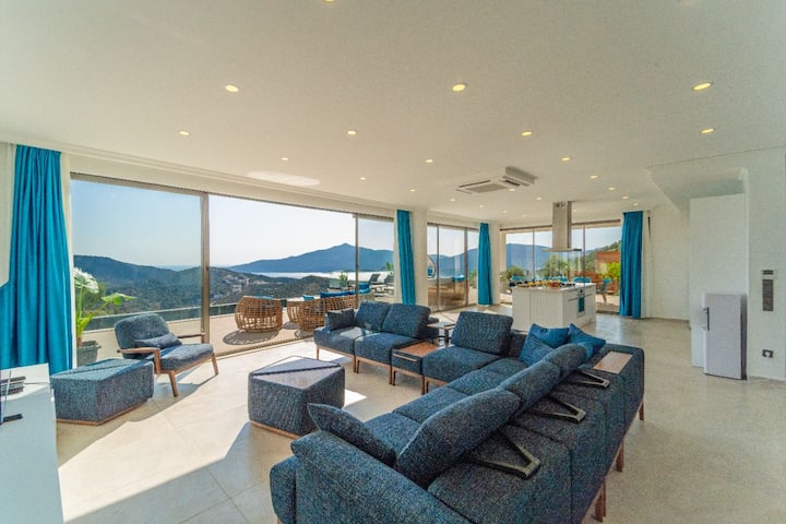 Kalkan'da 4+1 10 Kişilik Villa Sona - Kalkan