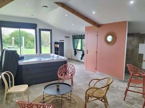 Gîte 14 pers Spa, games room