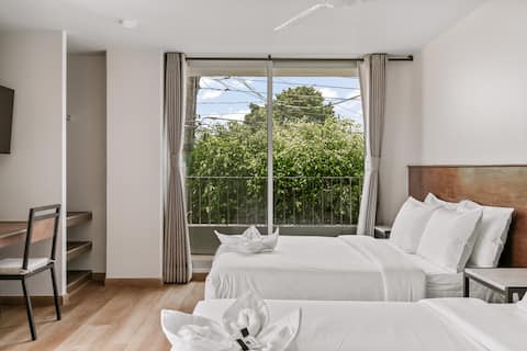 Double suite with balcony