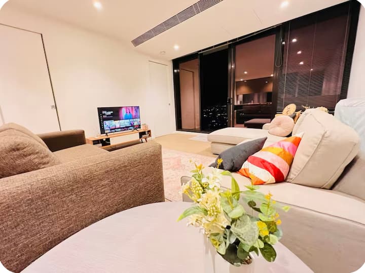 Melbourne Centre 2bed 2bath Free Carpark Cbd - Melbourne