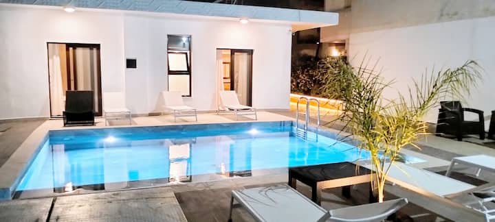 Luxury Suite With Pool At Beach - Chania
