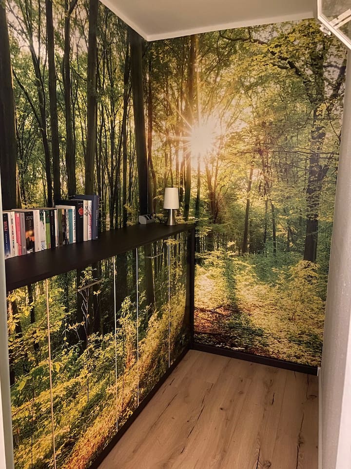 Slaapniche met bed voor 1 persoon