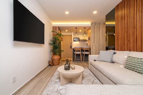Airbnb con mejor rendimiento: Modern | 24/7 Security | Parking | Gym | Billiards en Ciudad De México (Cdmx)