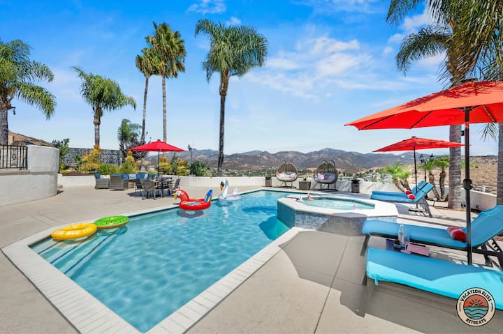 Poway Panorama Peak - Pool, Spa, Sleeps 24! - Houses for Rent in Poway ...