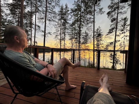New Lakefront Villa with Sauna in Mäntyharju 2025
