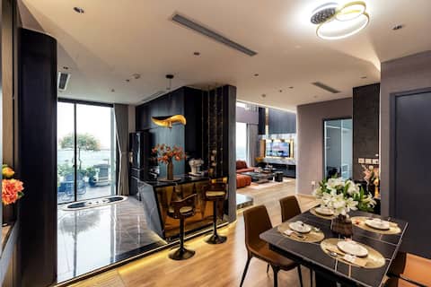 Ecopark Duplex-3BR + Projector +  Large Balcony