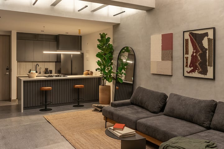 Modern Apt In Poblado Av, Big Terrace City View - Envigado