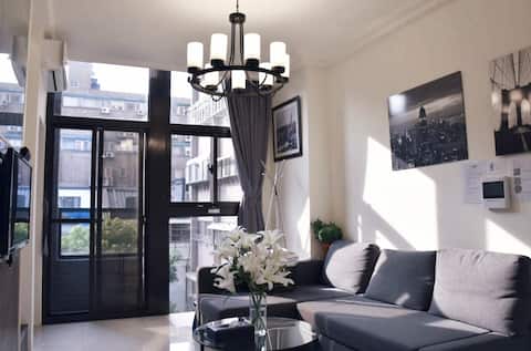 Energetic TPE Ximen Cement – Balcony facing the park, high floor in an elevator building, independen