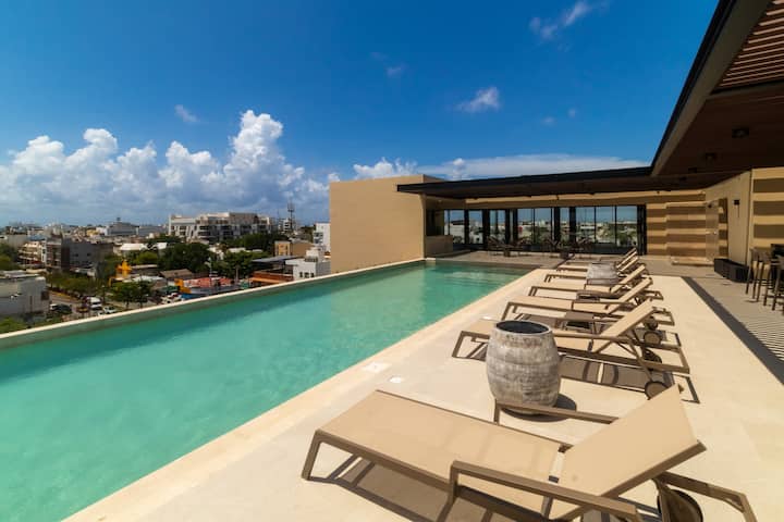 Suite Incroyable Au Cœur Du Centre-ville De Playa. - Playa del Carmen