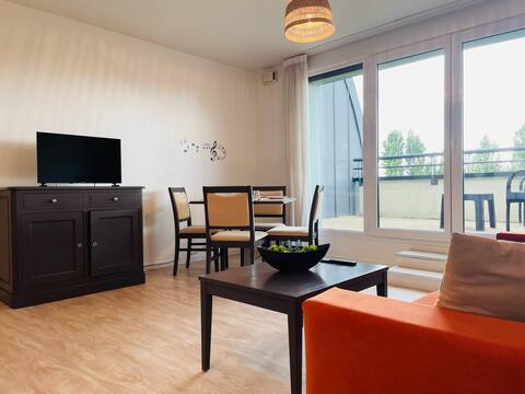 Top performing Airbnb: Terrace & Comfort in Rouen in Saint Sever / Île Lacroix / Orléans