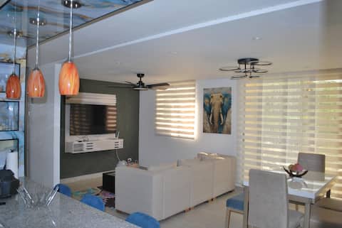 Top performing Airbnb: 2BR Serena del Mar • Pool • Beach • Parking • Wifi in Manzanillo Del Mar