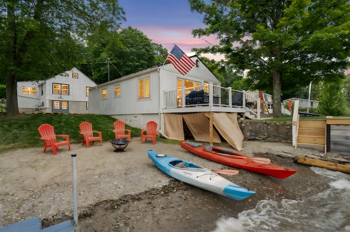 2 Lakefront Homes, Slide, Docks, Kayaks, Patios - Finger Lakes, NY