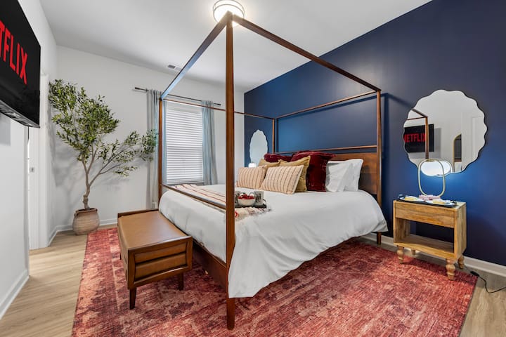 Private primary suite for a quiet, comfortable retreat