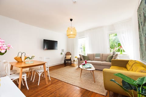 Top performing Airbnb: Cozy 4 rooms for families + friends in östliche Vorstadt