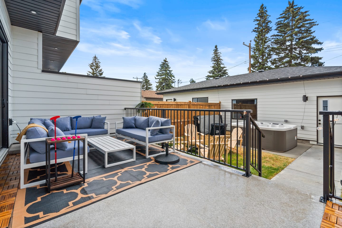 Backyard patio
