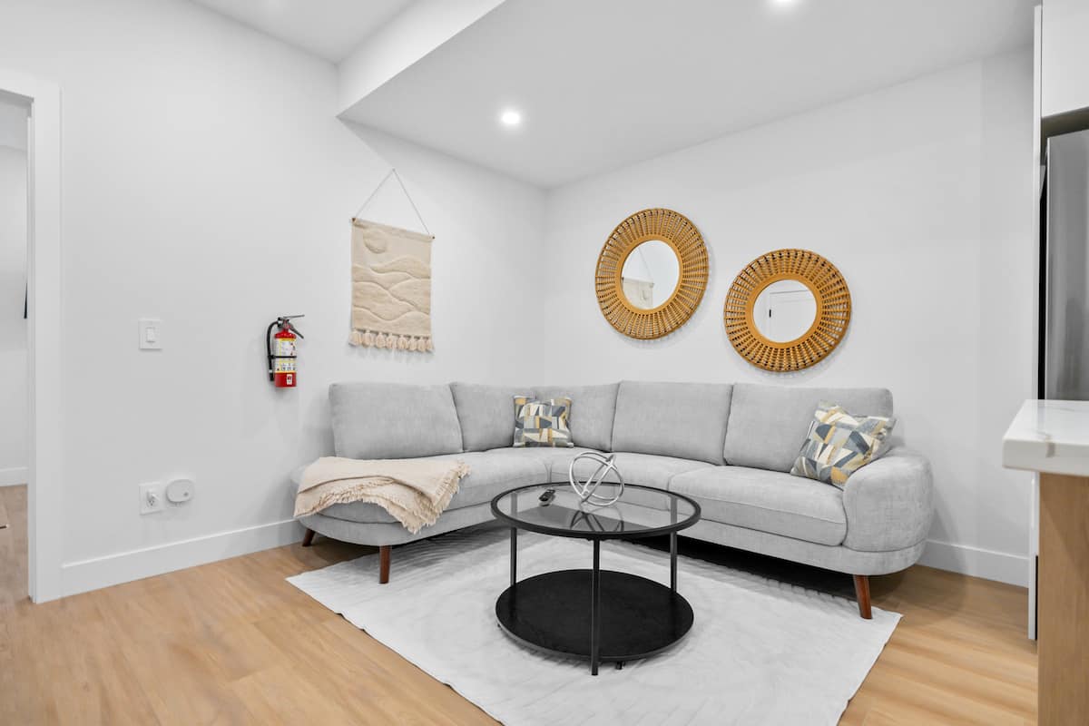 Basement living room