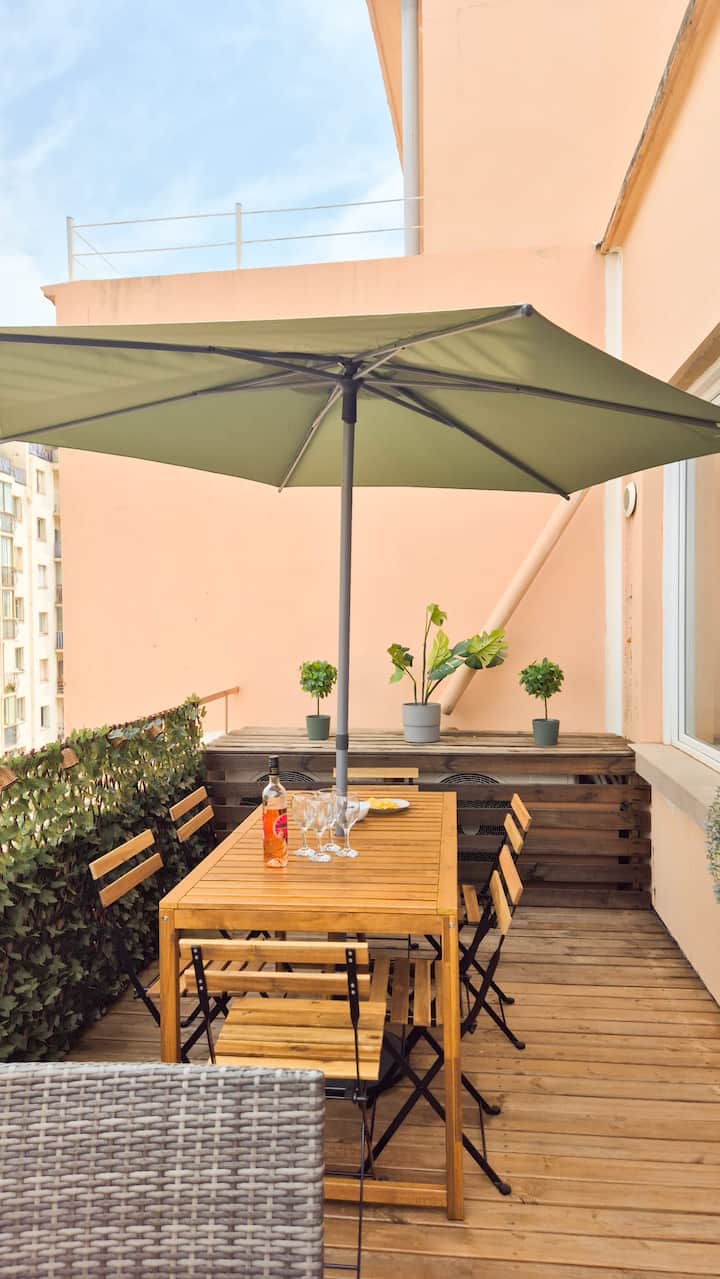 Superbe T3 Neuf /Terrasse/climatisation/proche Mer - Nice