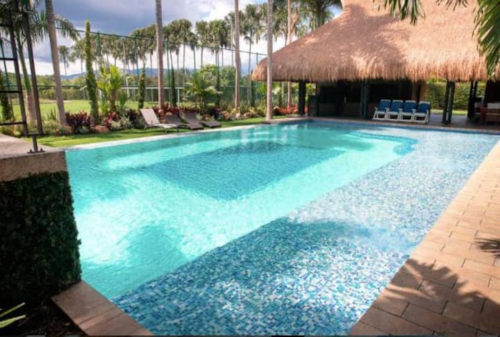 Family country getaway with pool