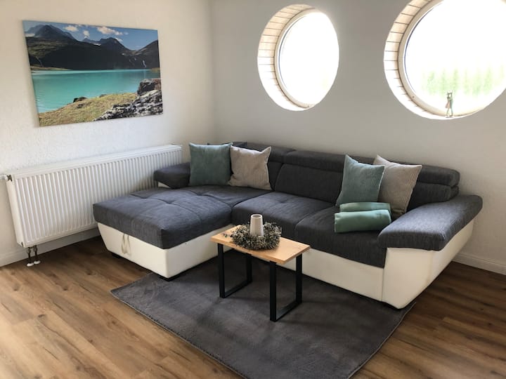 Salón con sofá cama