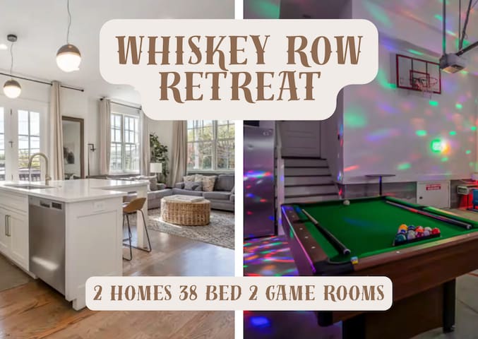 2 Homes w Gameroom + 2 Rooftops