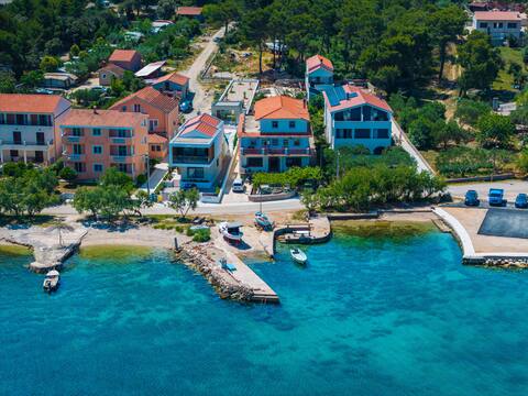 Successful Airbnb property: Apartment Koruba with sea view terrace in Općina Tkon